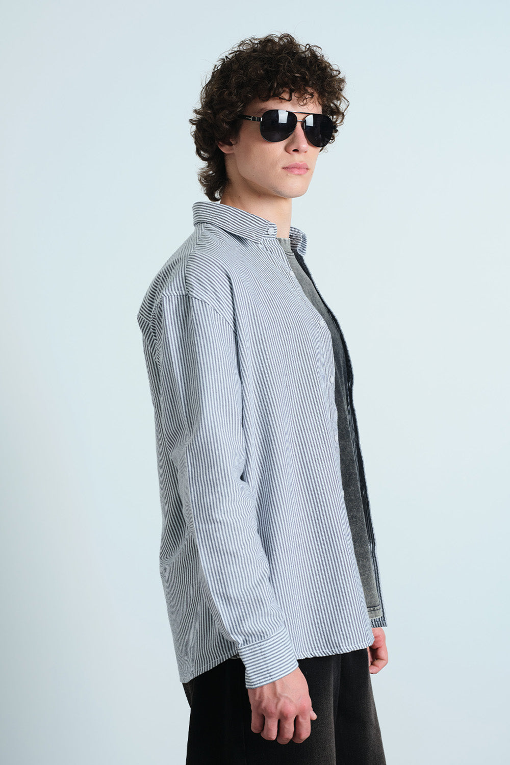 Coastal Breeze Black Stripe Shirt - BonkersCorner