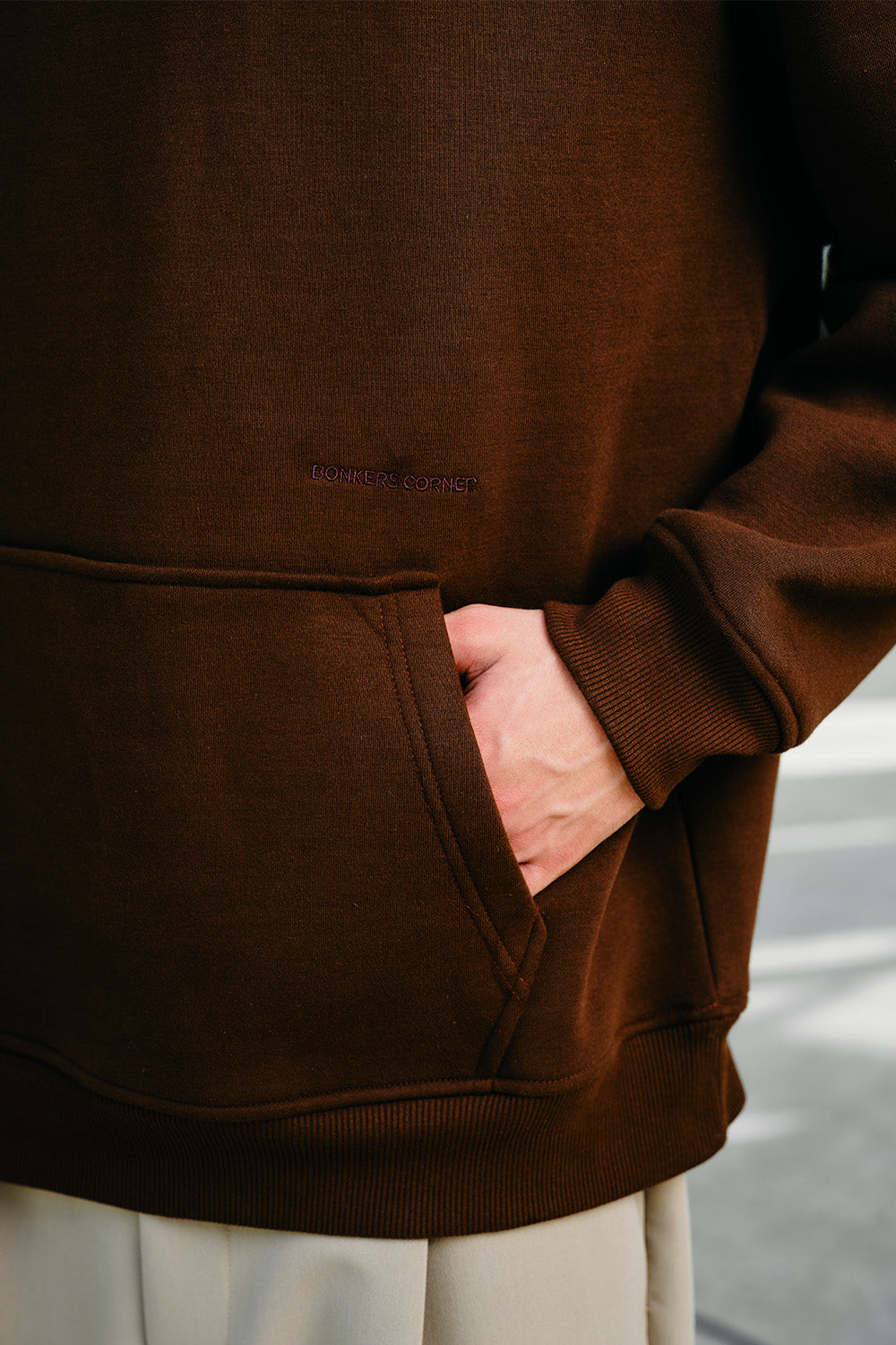 Cocoa Wear A Hug Oversized Hoodie - BonkersCorner