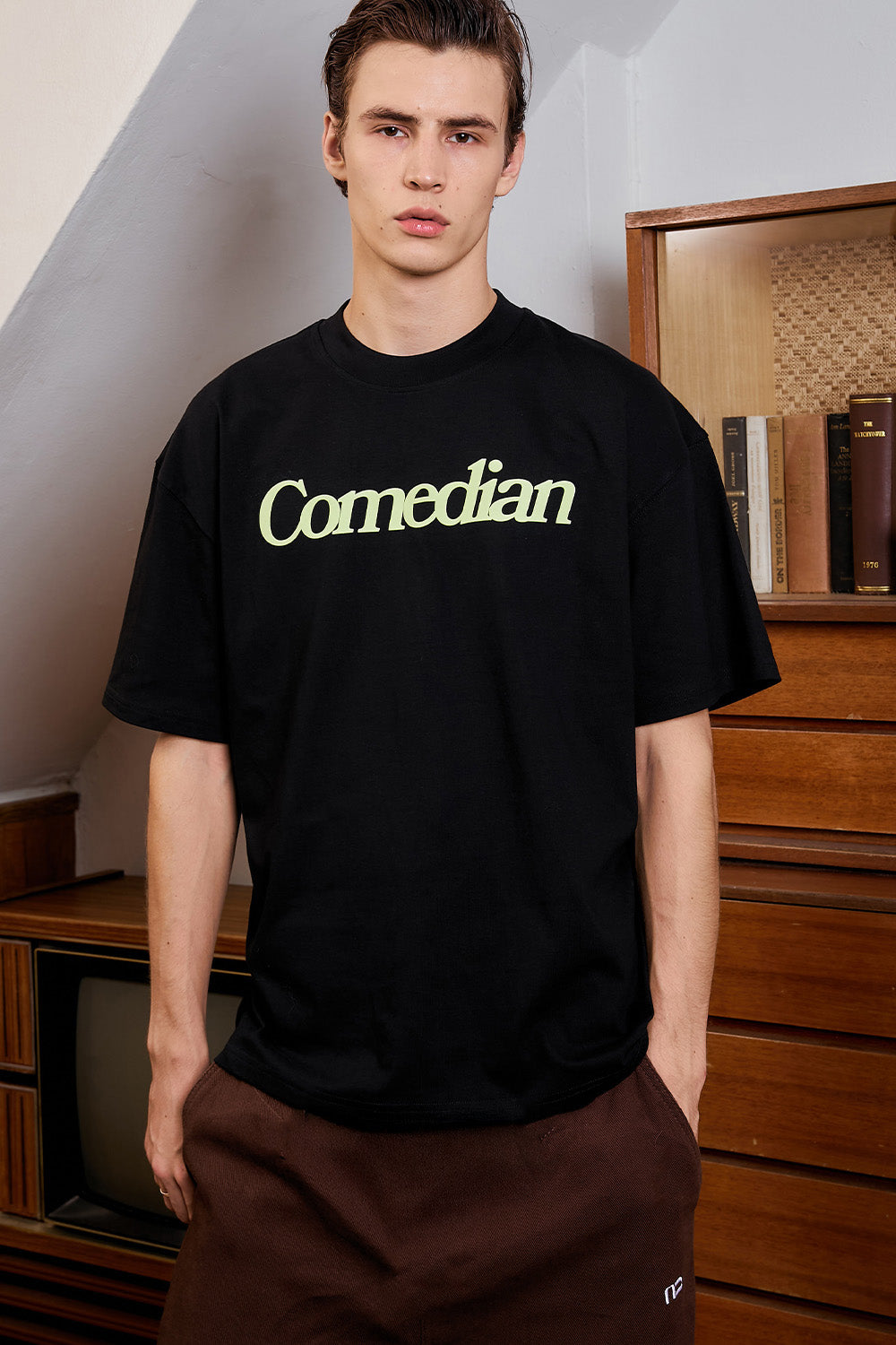 Comedian Black Oversized T-shirt