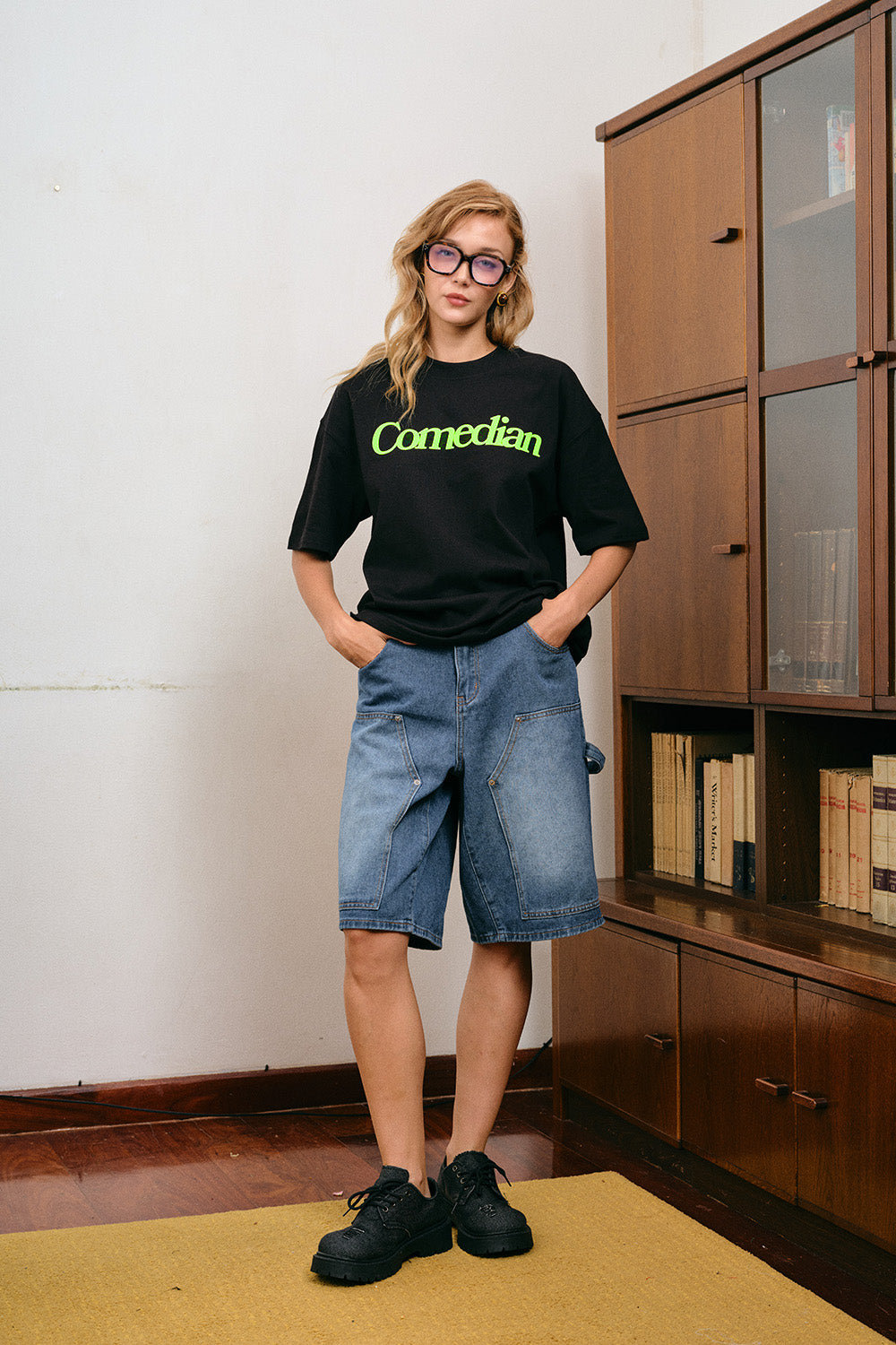 Comedian Black Oversized T-shirt