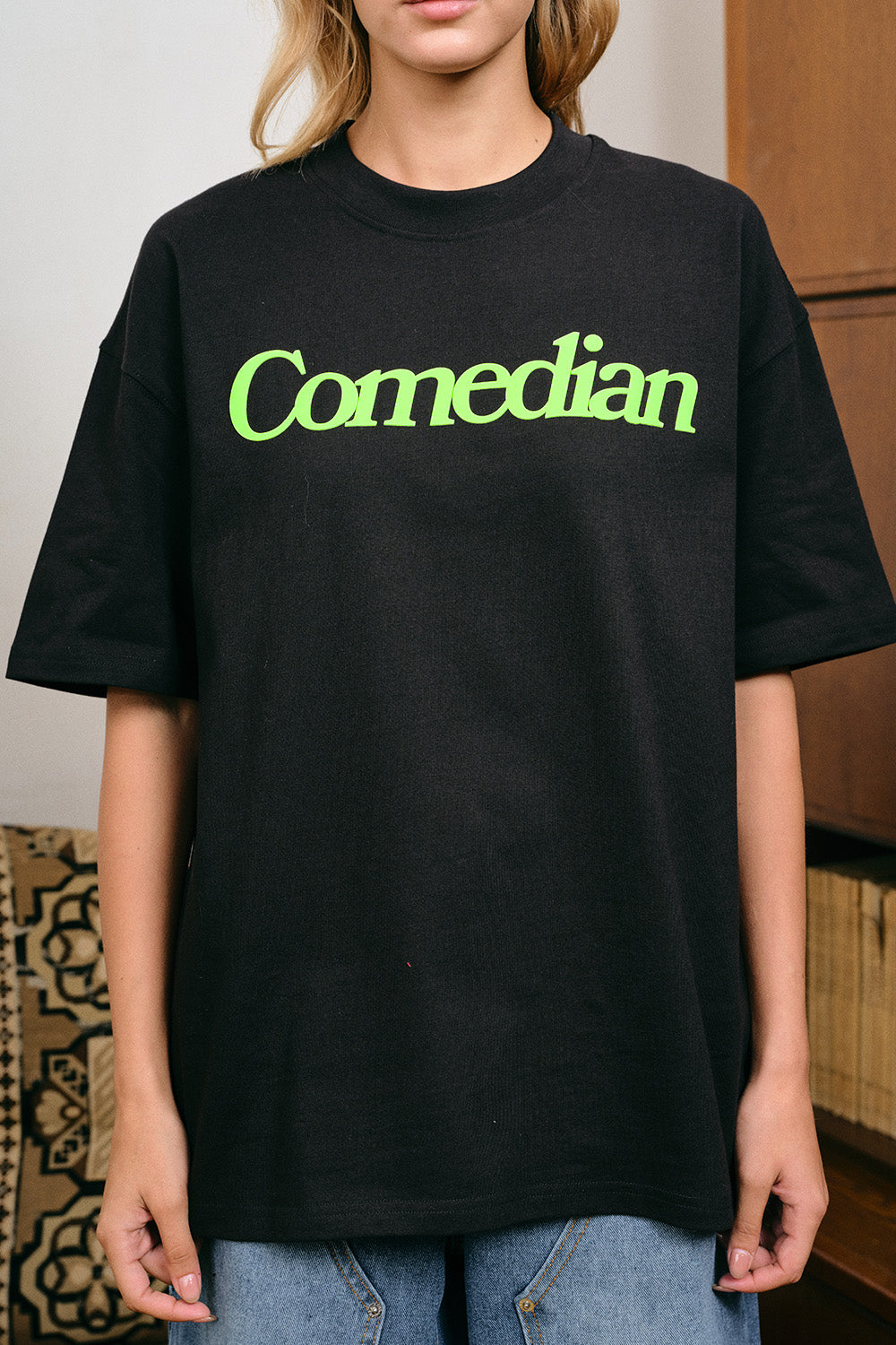 Comedian Black Oversized T-shirt