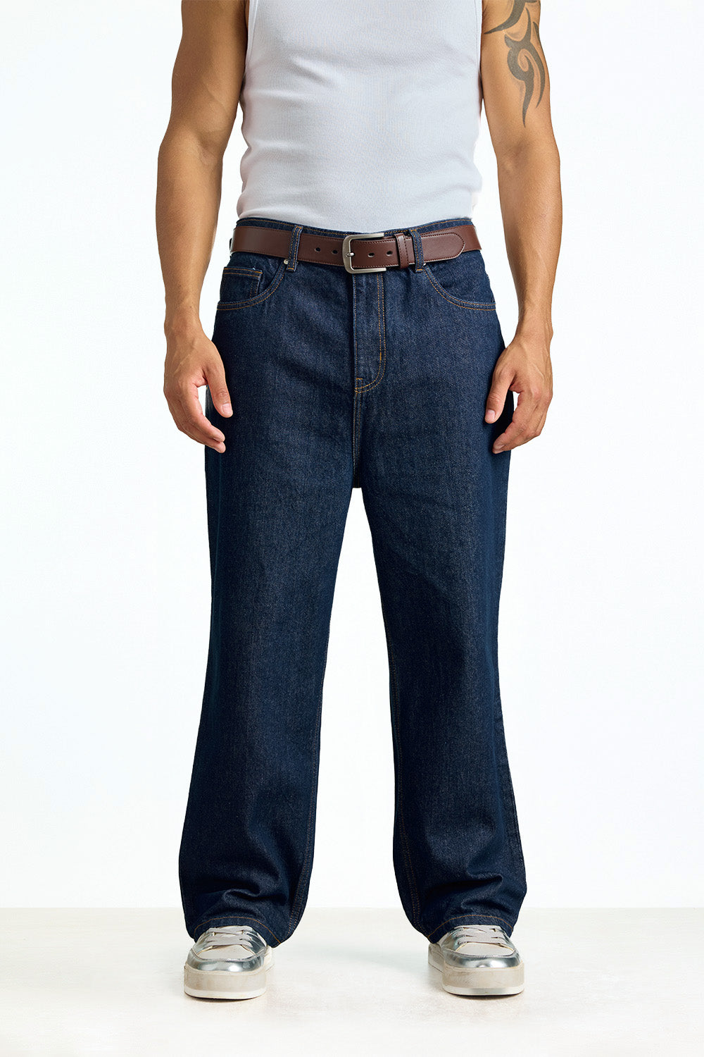 Core Indigo Relaxed Fit Jeans