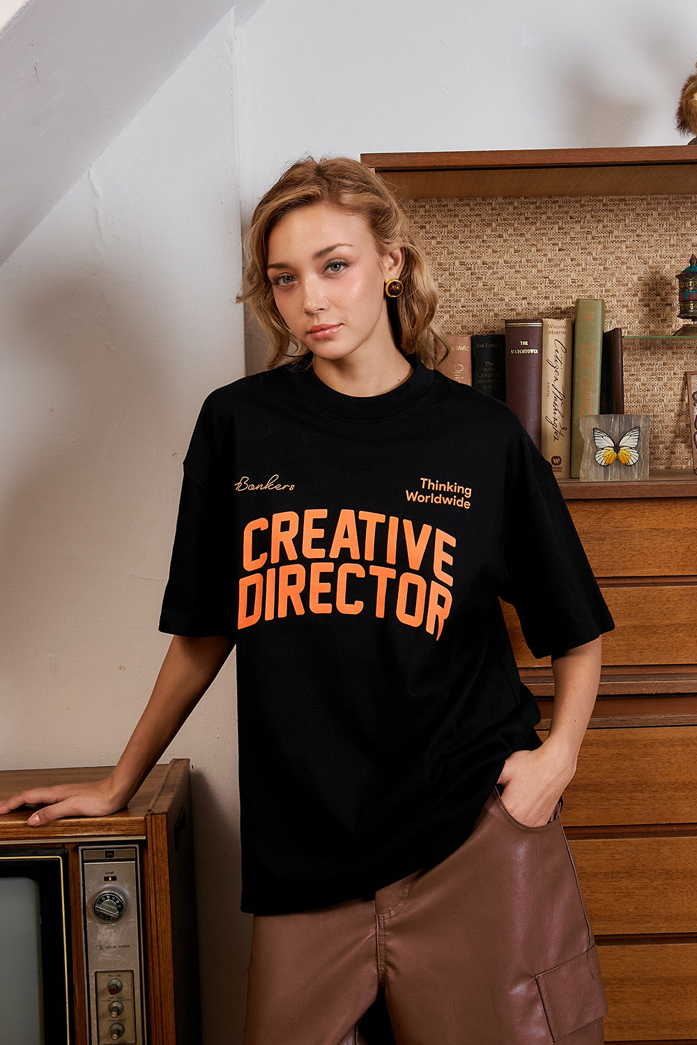 Creative Director Black Oversized T-shirt