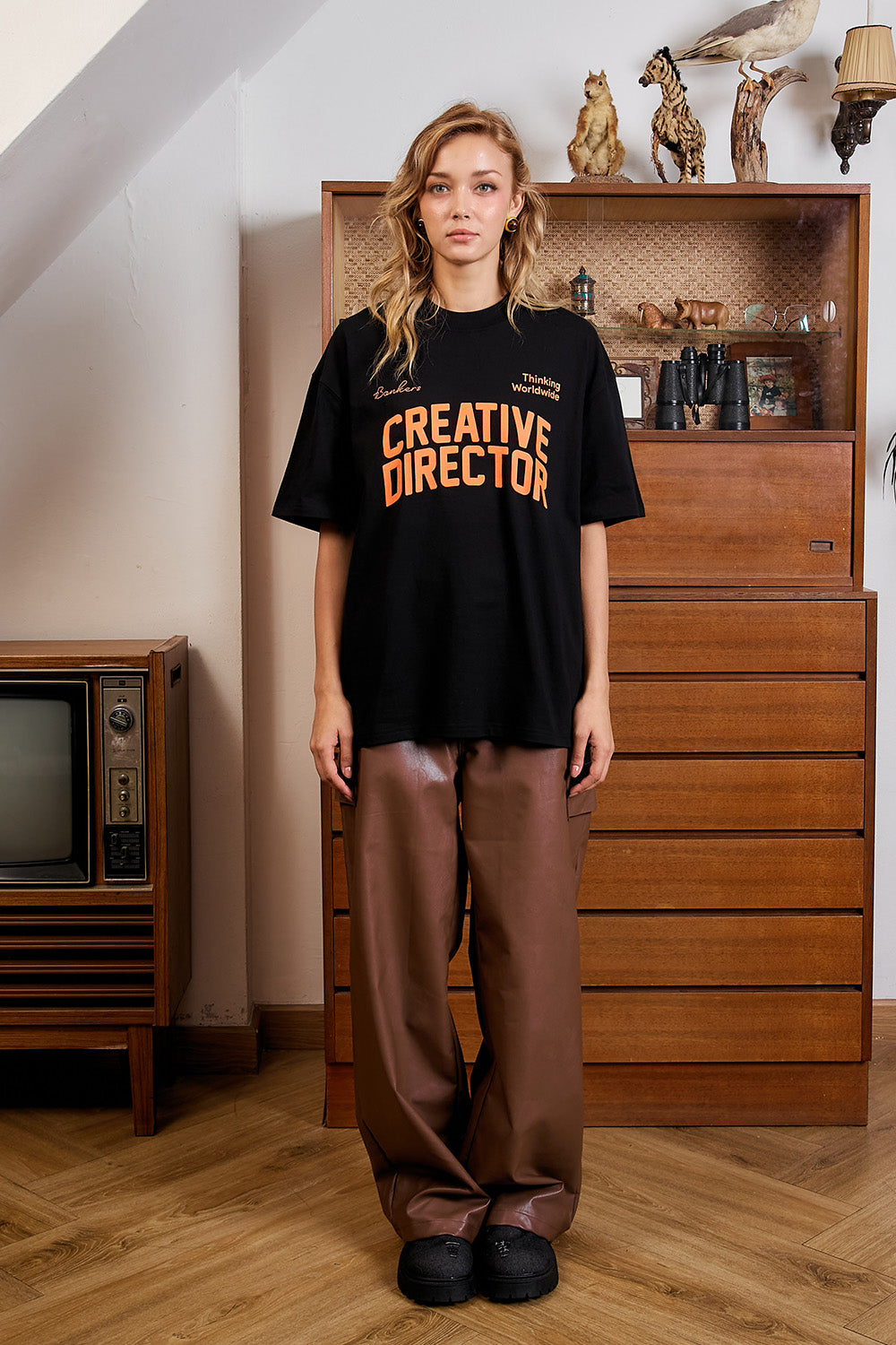Creative Director Black Oversized T-shirt