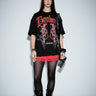Crimson Thorns Oversized T-shirt - BonkersCorner