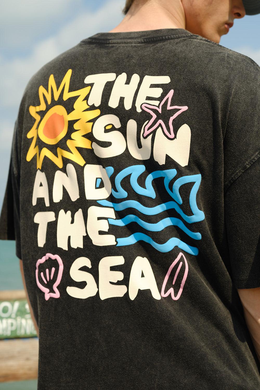 Vitamin Sea Oversized T-shirt - BonkersCorner