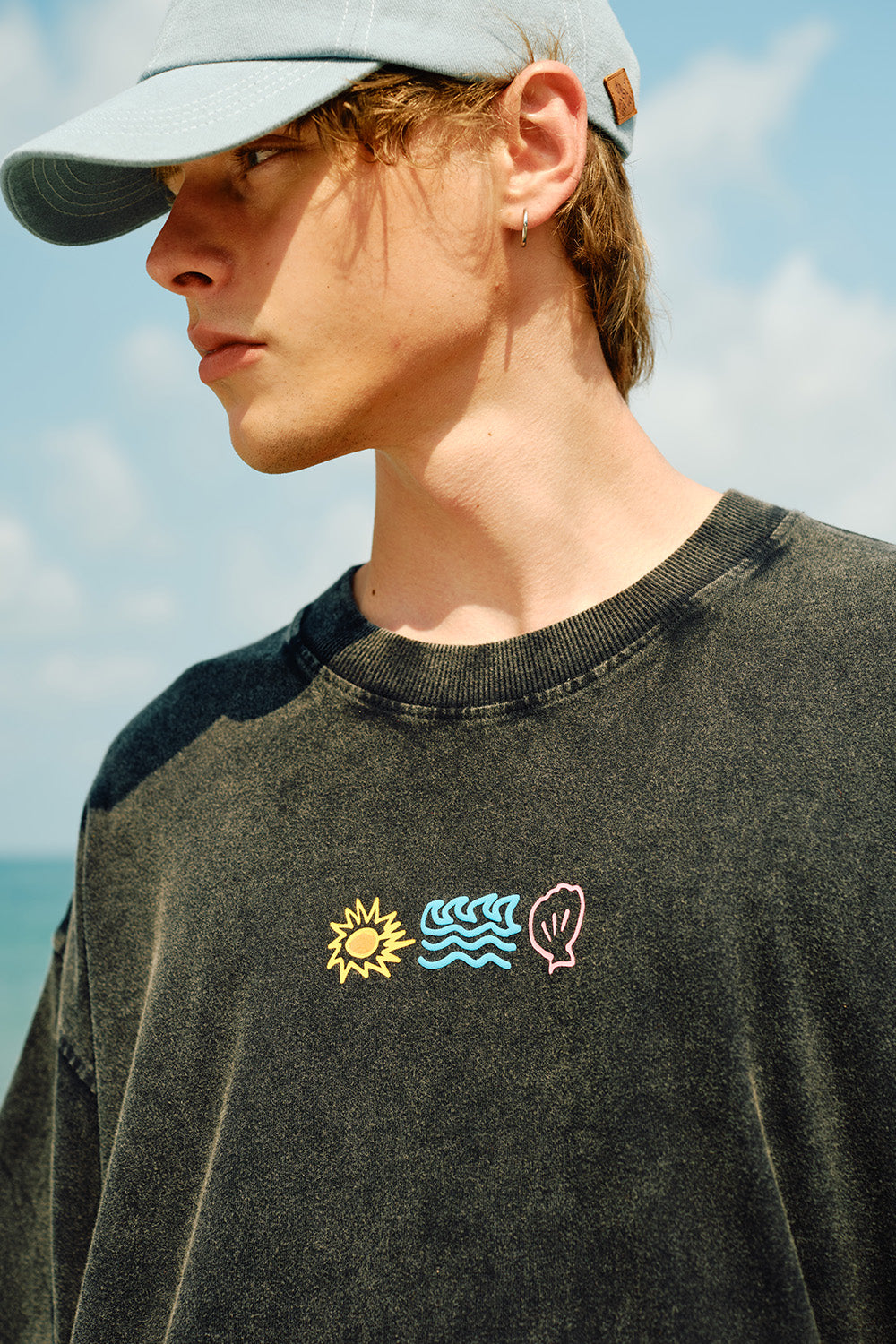 Vitamin Sea Oversized T-shirt - BonkersCorner