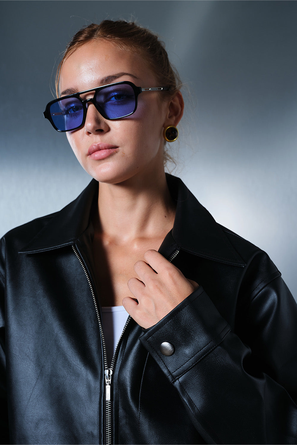 Dark Horse Black Leather Jacket - BonkersCorner