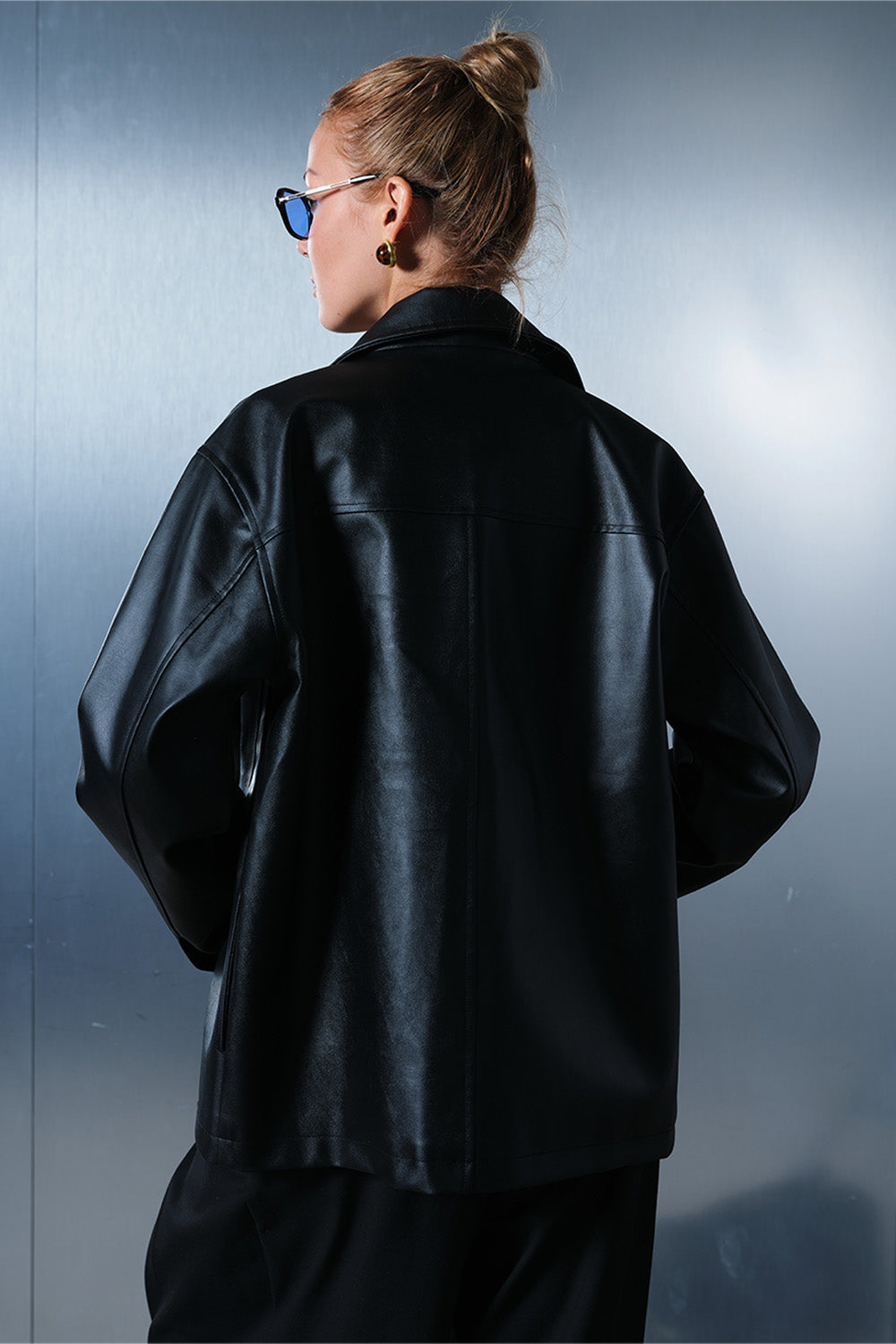 Dark Horse Black Leather Jacket - BonkersCorner