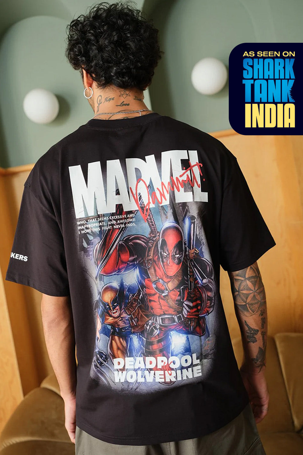 Deadpool Oversized T-shirt - BonkersCorner