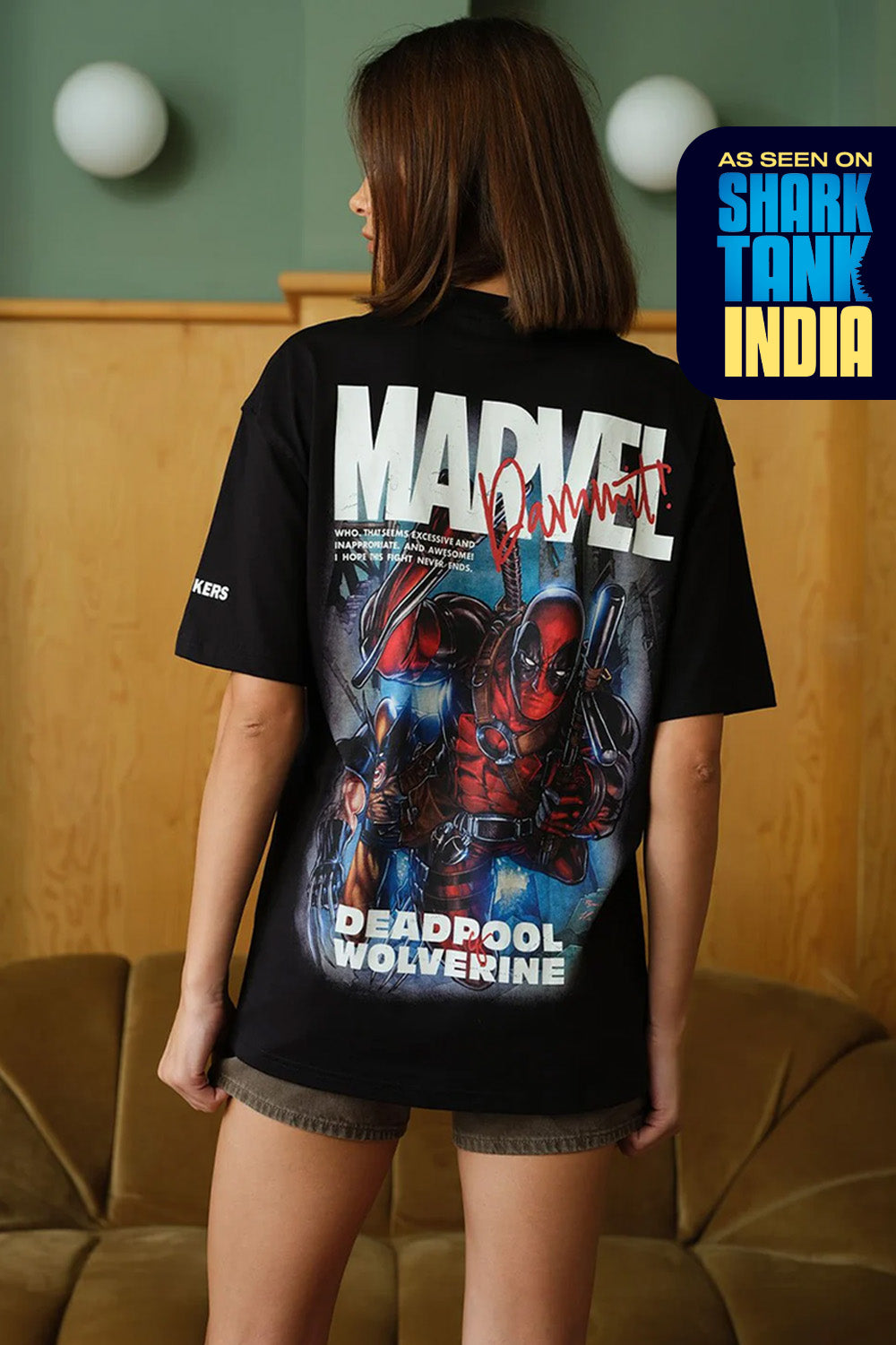 Deadpool Oversized T-shirt - BonkersCorner