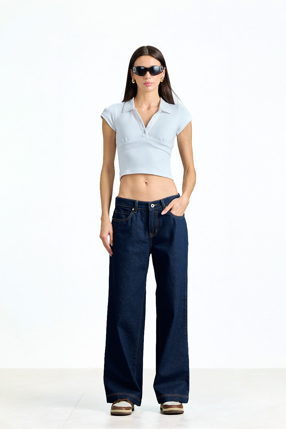 Deep Blue Relaxed Fit Jeans - BonkersCorner