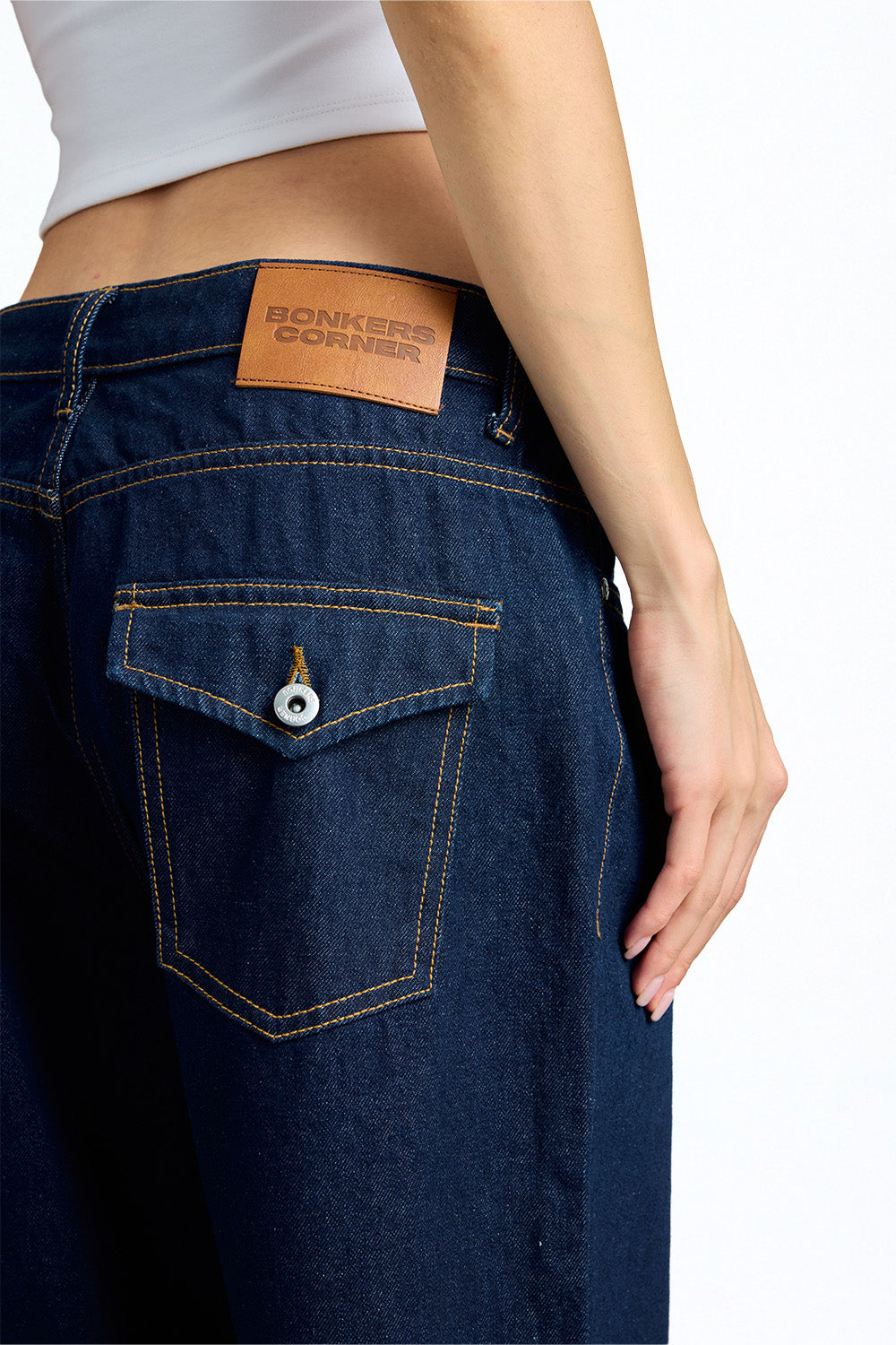 Deep Blue Relaxed Fit Jeans - BonkersCorner