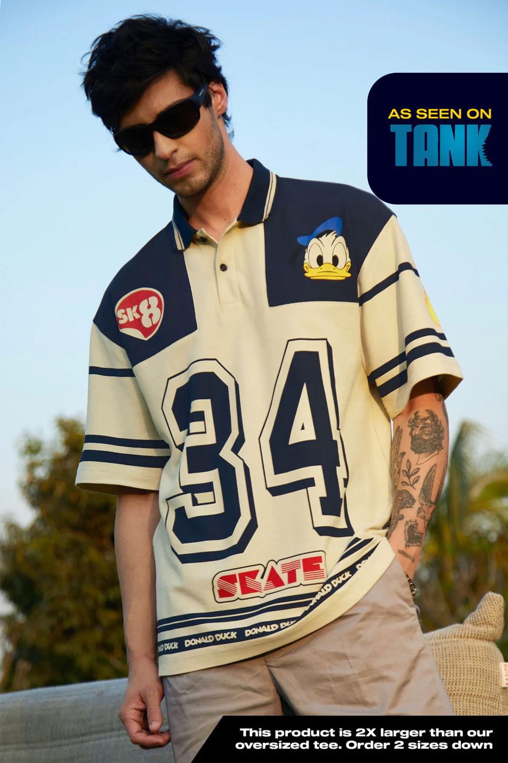 Donald Sk8 Polo Oversized Shirt