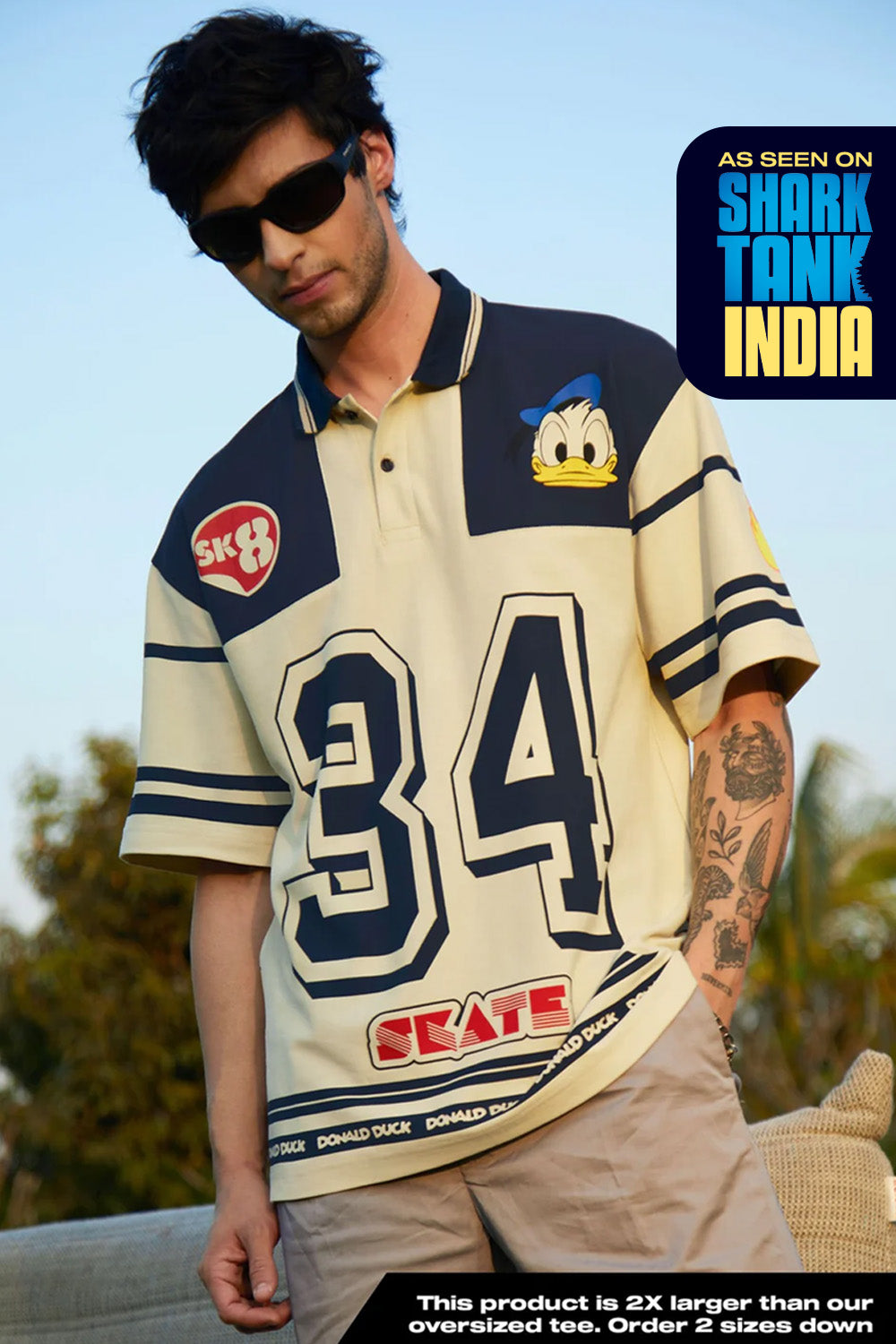 Donald Sk8 Polo Oversized Shirt - BonkersCorner