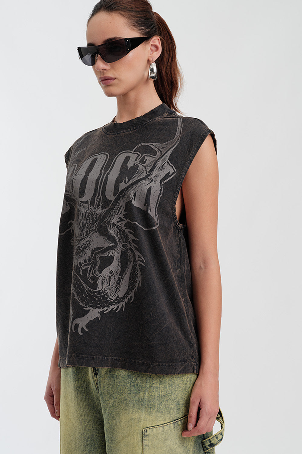 Dragon Howl Vest Tank - BonkersCorner