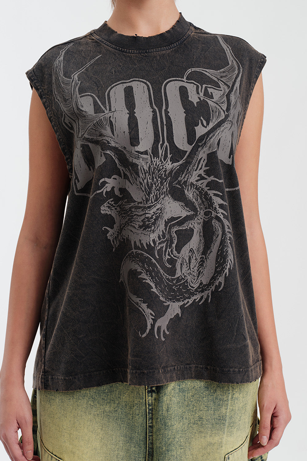 Dragon Howl Vest Tank - BonkersCorner