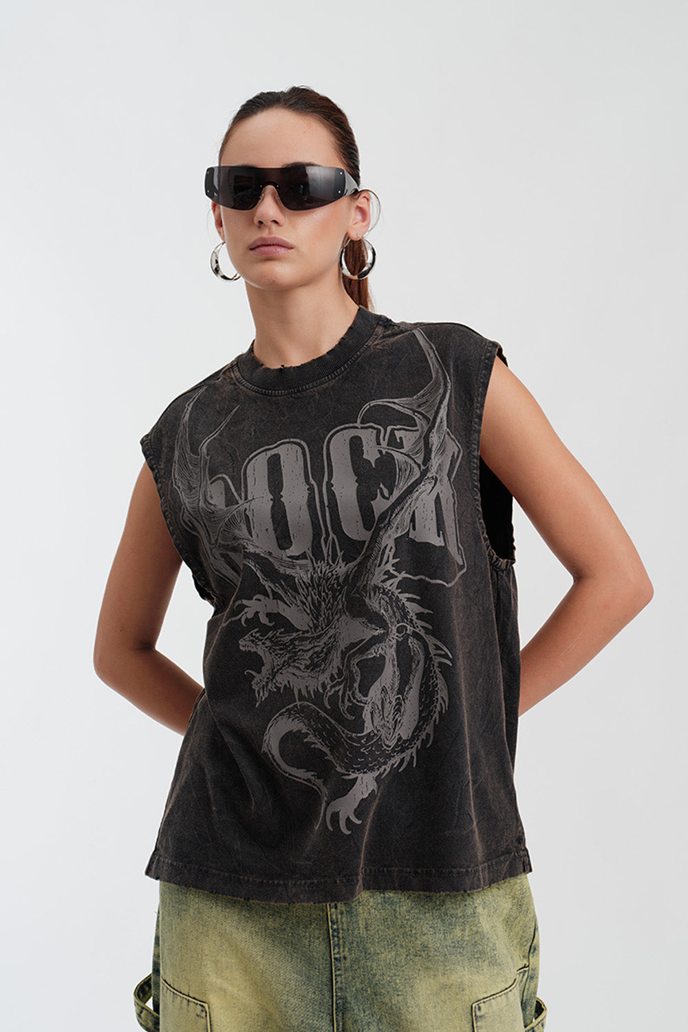 Dragon Howl Vest Tank - BonkersCorner