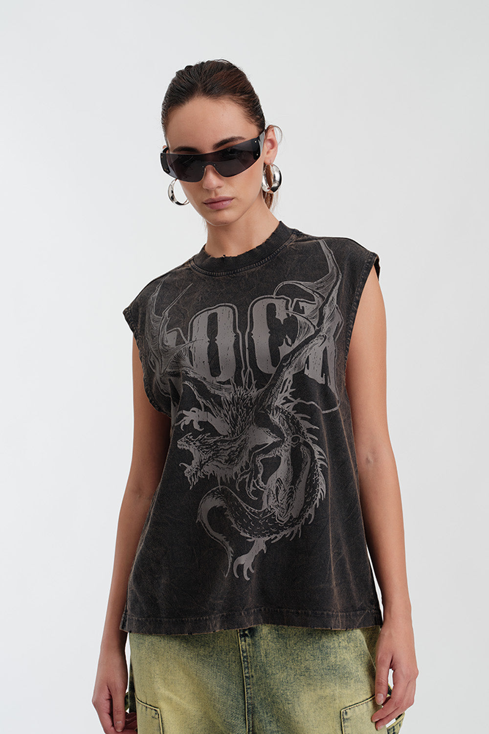 Dragon Howl Vest Tank - BonkersCorner