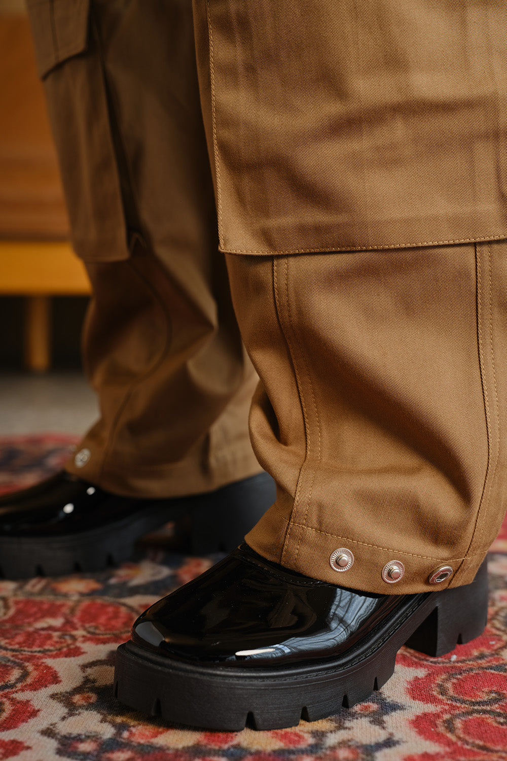 Dusty Brown 8 Pockets Cargo Pant - BonkersCorner