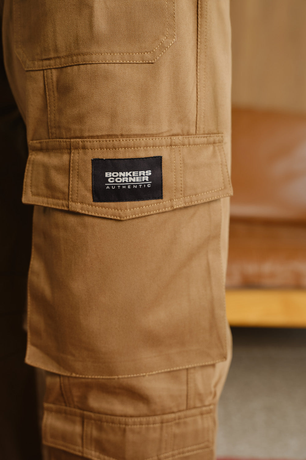 Dusty Brown 8 Pockets Cargo Pant - BonkersCorner