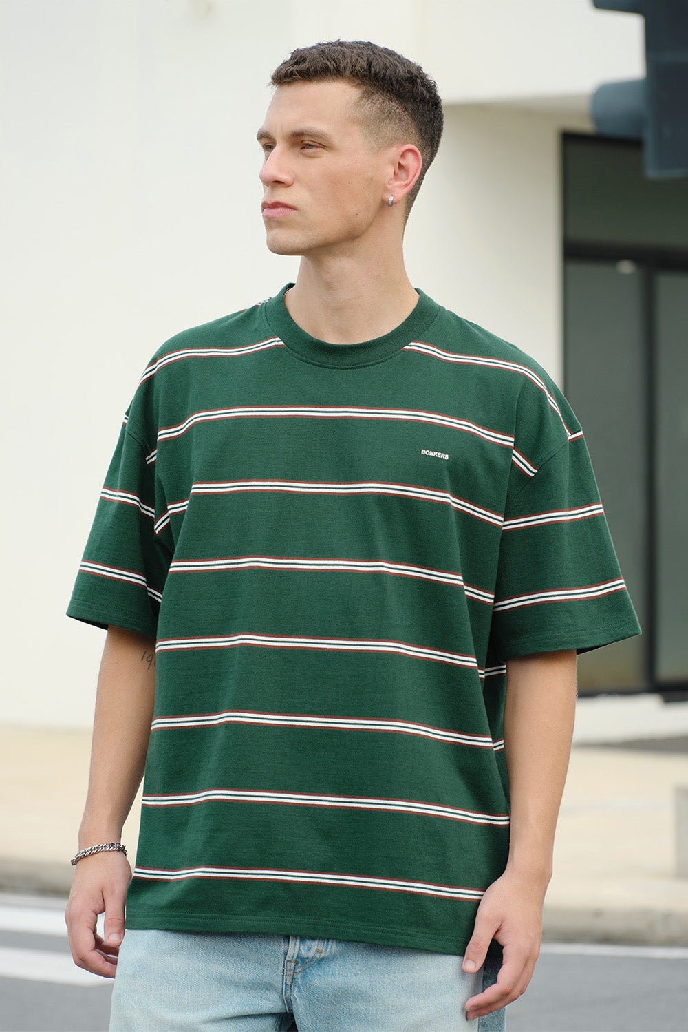 Emerald Coast Stripe Oversized T-shirt