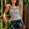 Heather Grey Outline Tank Top - BonkersCorner