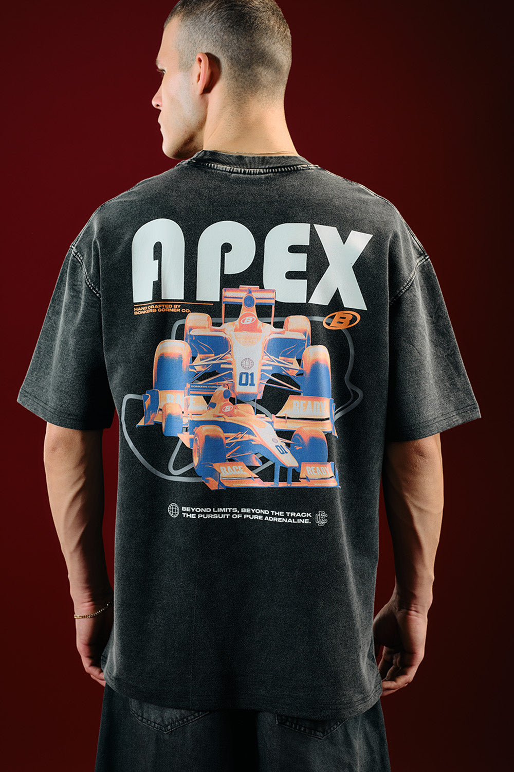 Faded Apex Beyond Limits Oversized T-shirt - BonkersCorner