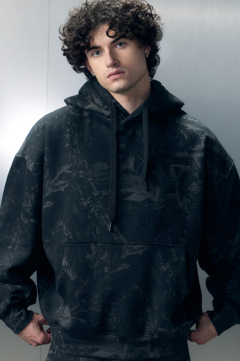 Faded Black Hoodie - BonkersCorner