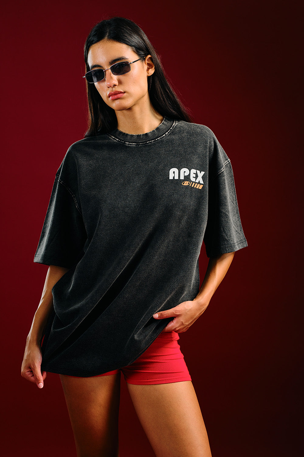 Faded Apex Beyond Limits Oversized T-shirt - BonkersCorner