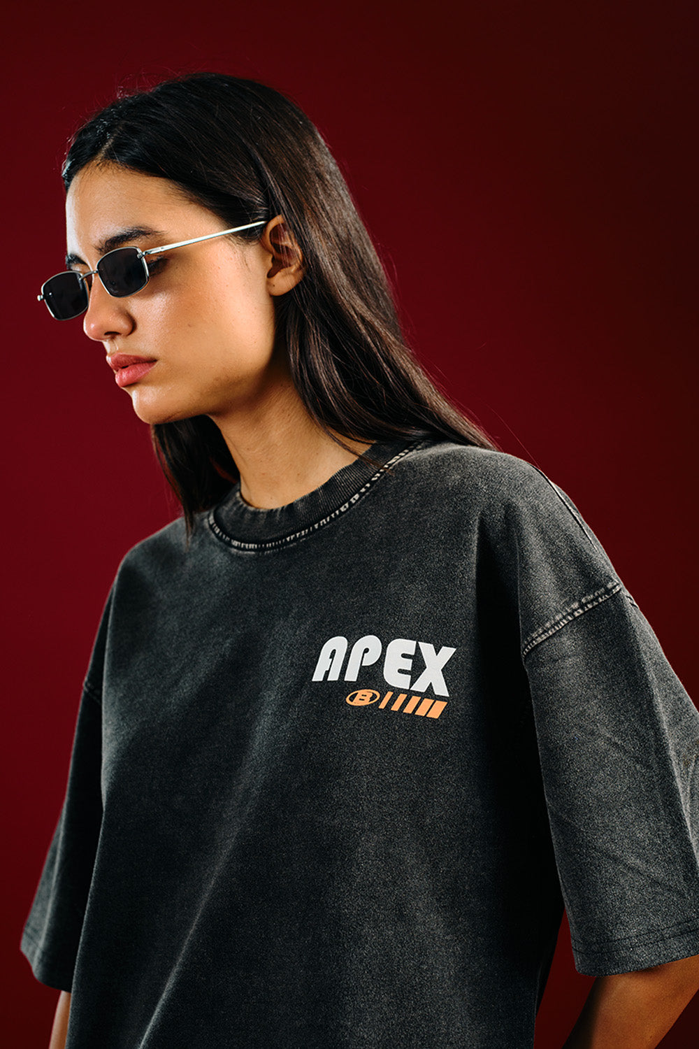 Faded Apex Beyond Limits Oversized T-shirt - BonkersCorner
