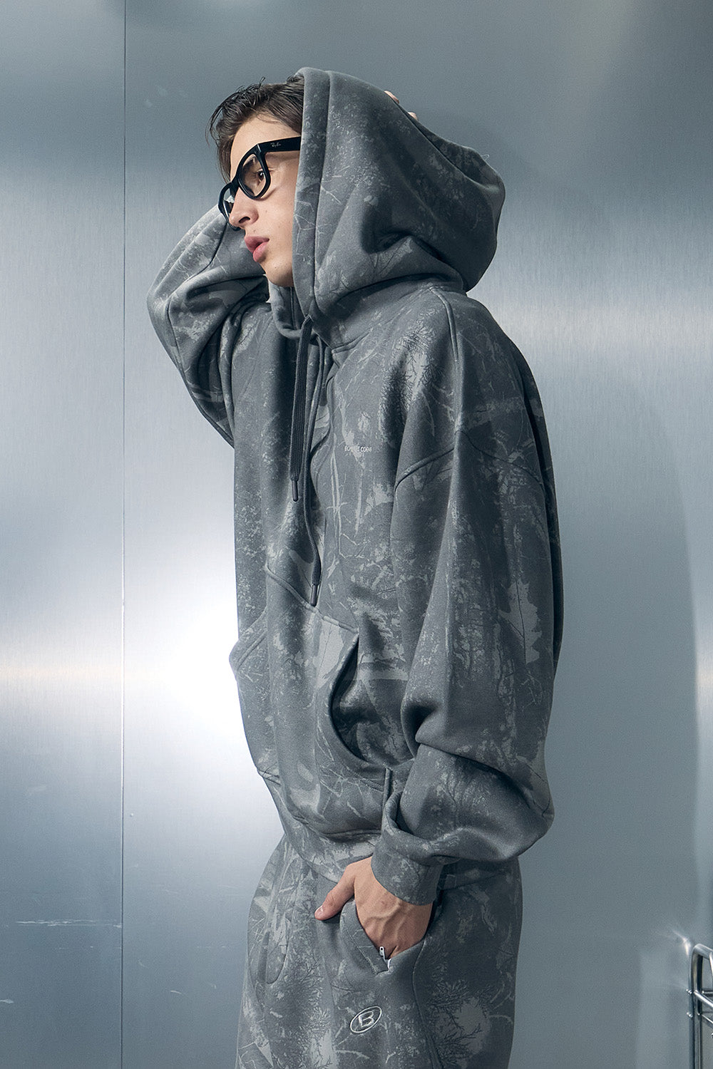 Faded Grey Hoodie