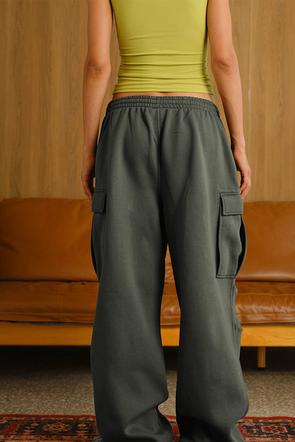 Fadeout Olive 4 pockets Pant - BonkersCorner