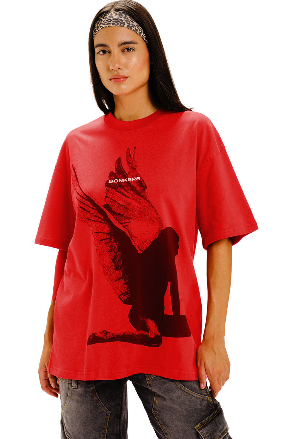 Fallen Angel Oversized T-shirt - BonkersCorner