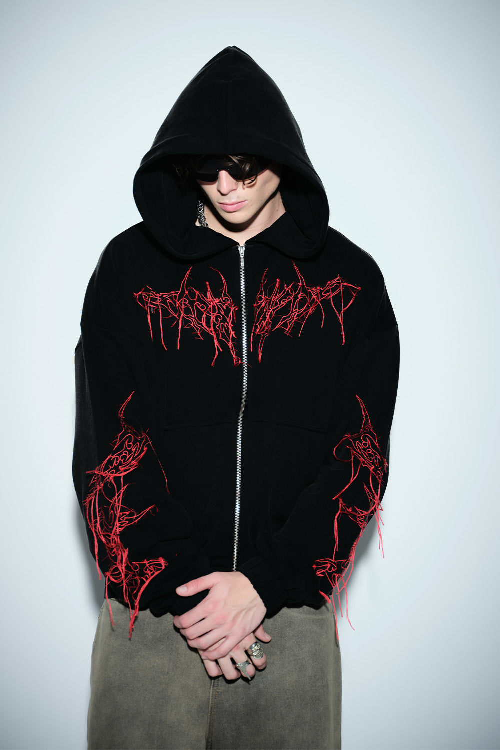 Fangline Zipper Jacket - BonkersCorner