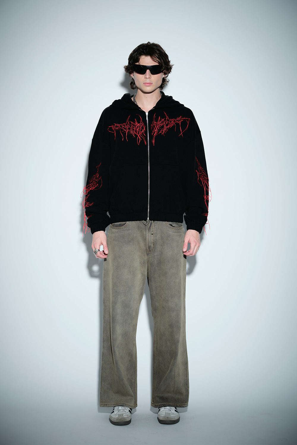 Fangline Zipper Jacket - BonkersCorner