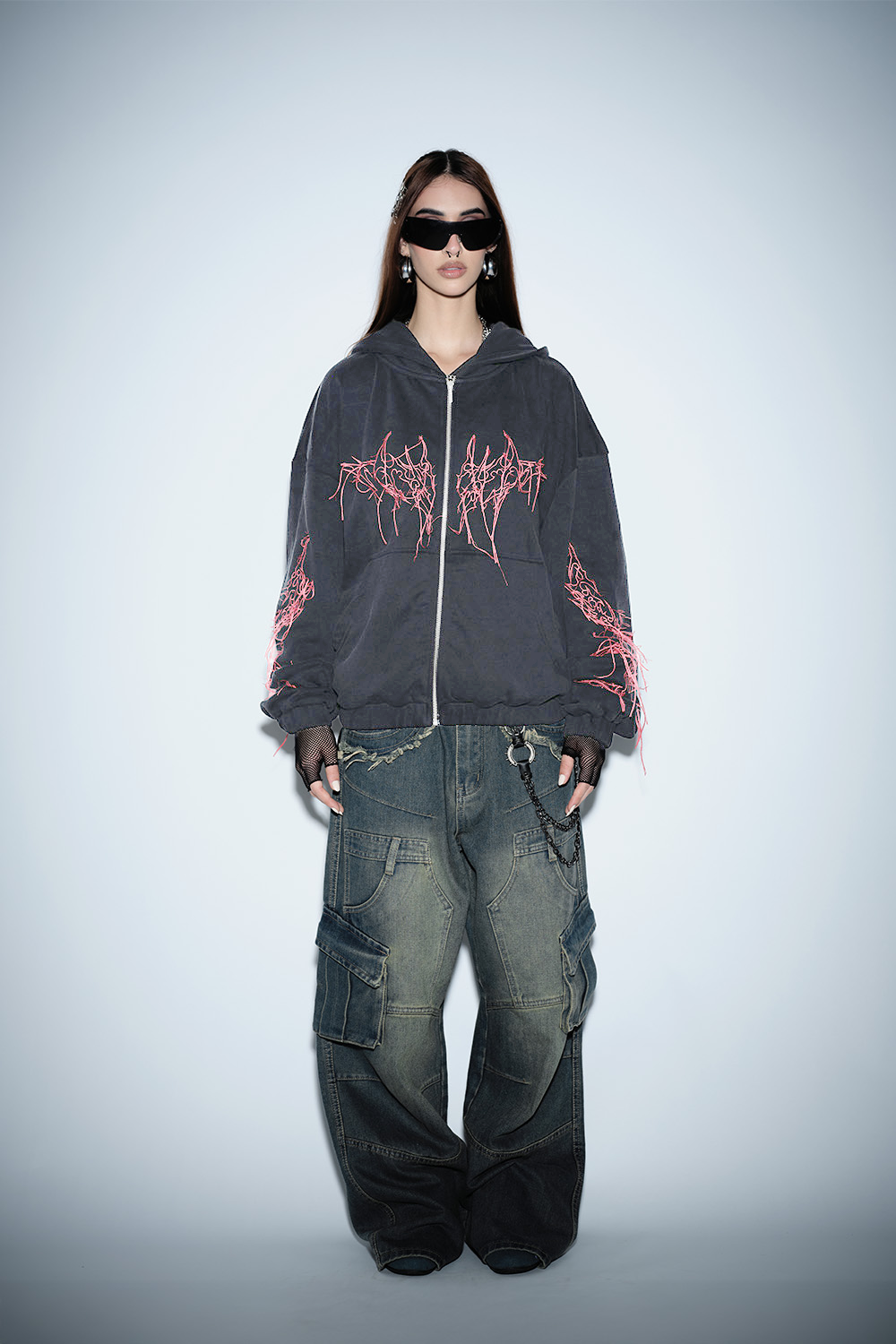 Fangline Zipper Jacket