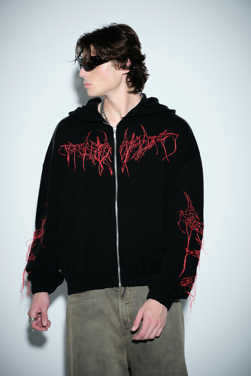 Fangline Zipper Jacket - BonkersCorner