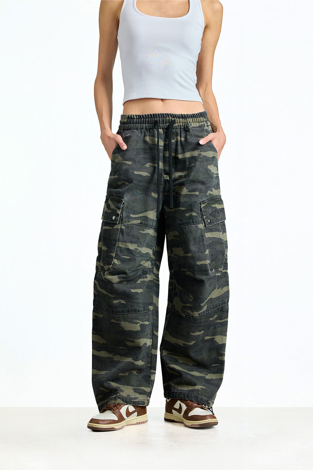 Field Camo Cargo Pants - BonkersCorner