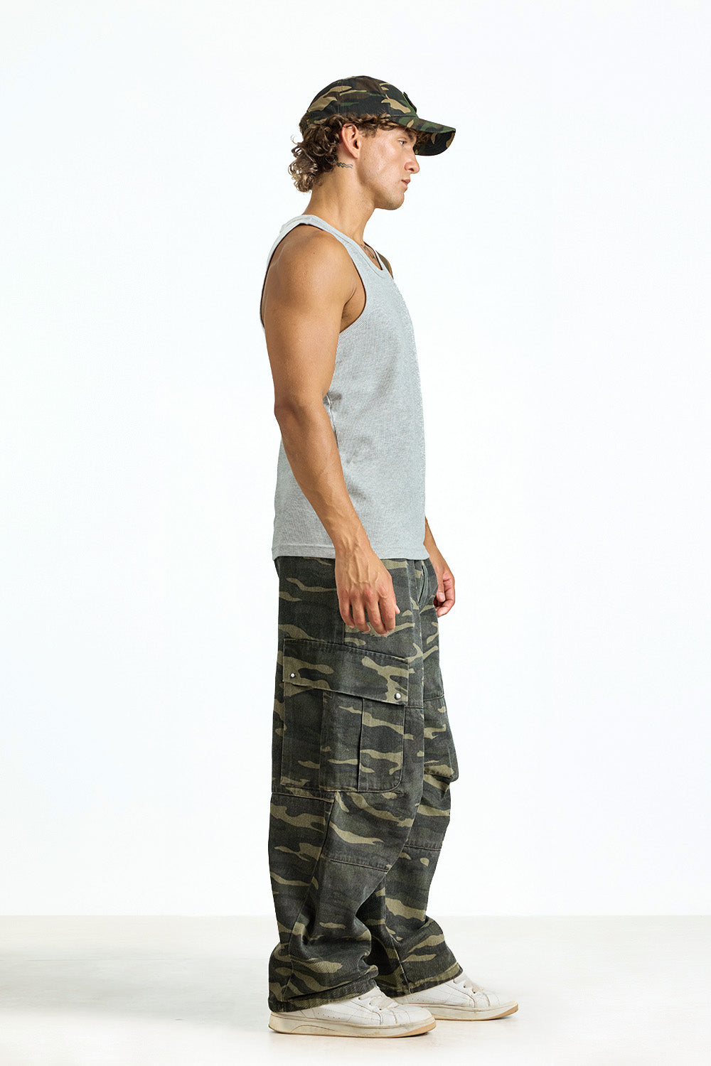 Field Camo Cargo Pants - BonkersCorner