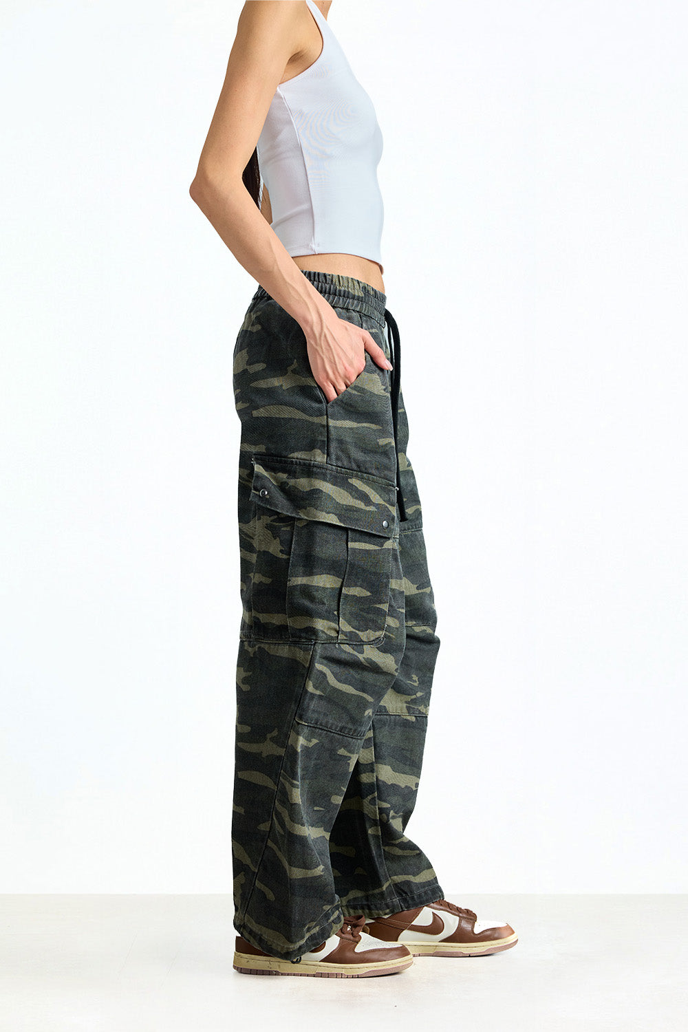 Field Camo Cargo Pants - BonkersCorner
