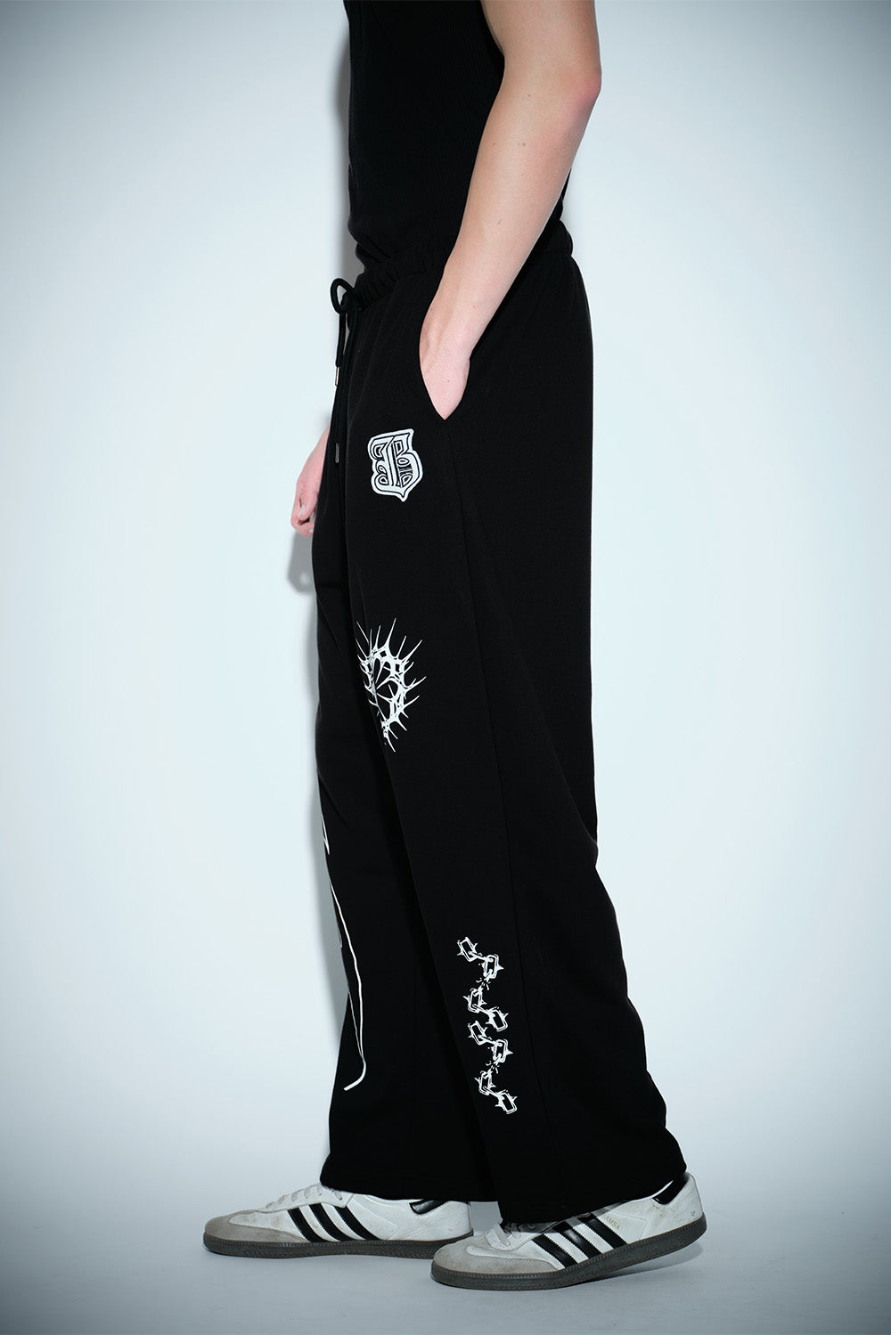 Flameheart Wide Leg Pants - BonkersCorner