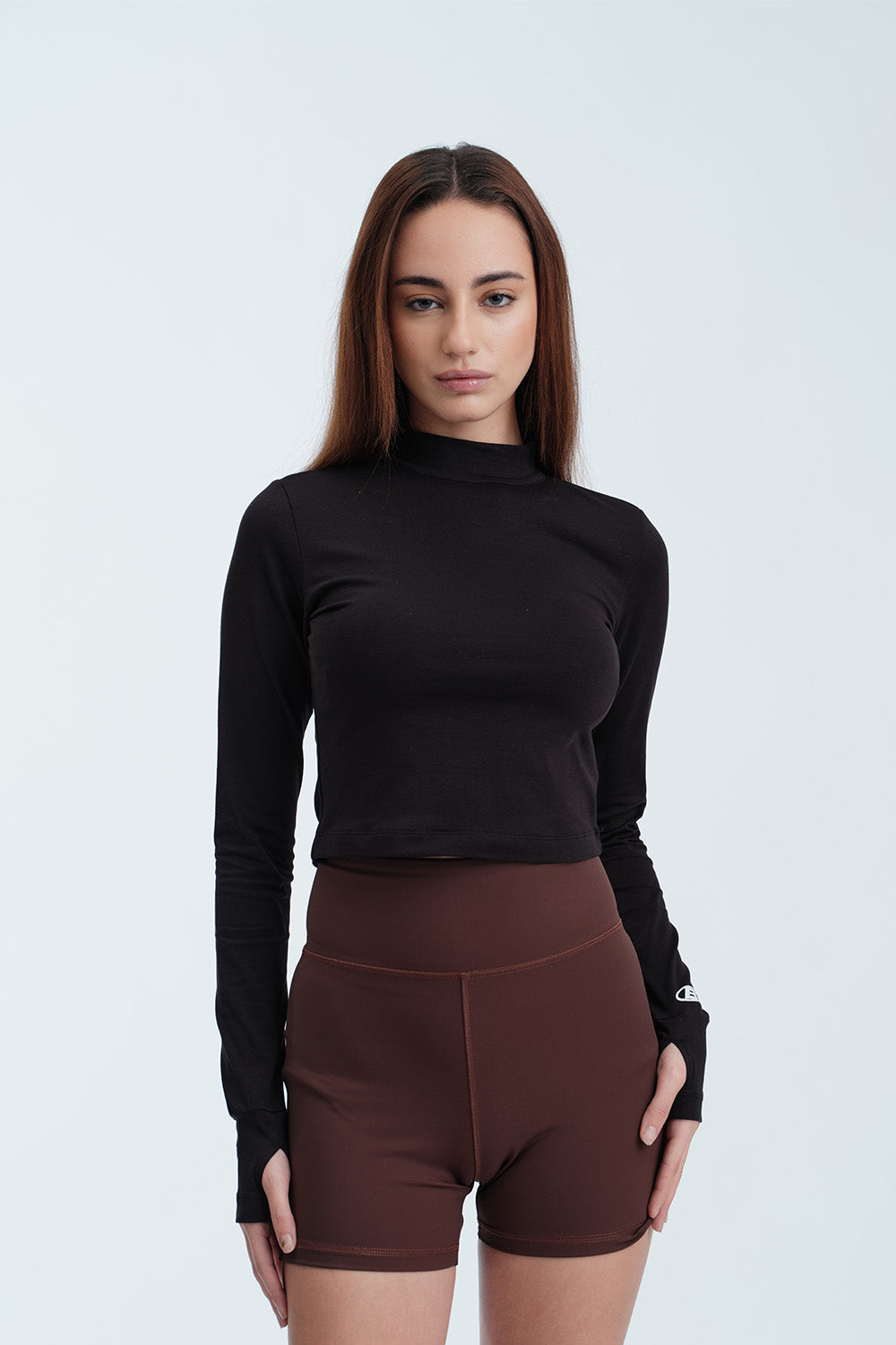 Flex Full Sleeves Crop Top - BonkersCorner