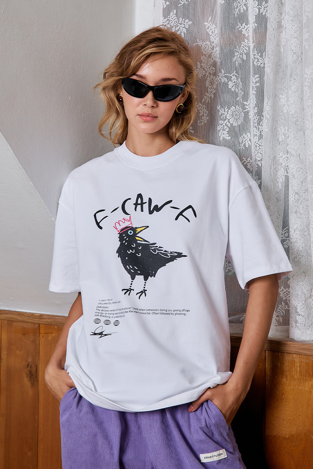 Flock Off Oversized T-shirt
