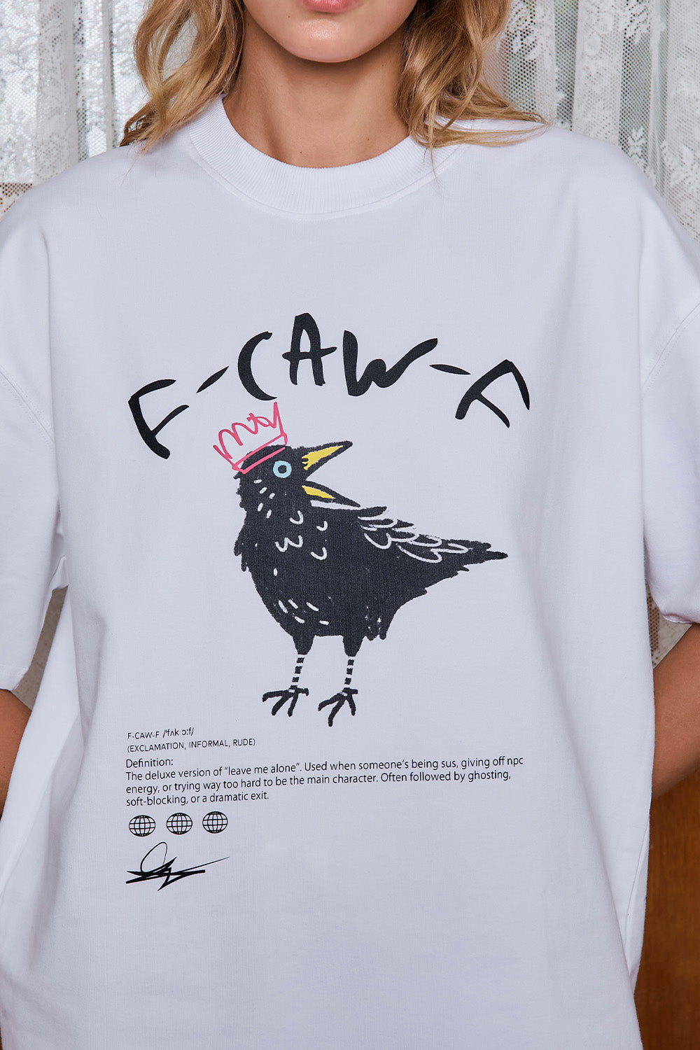 Flock Off Oversized T-shirt