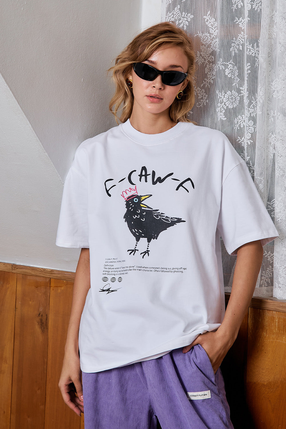 Flock Off Oversized T-shirt