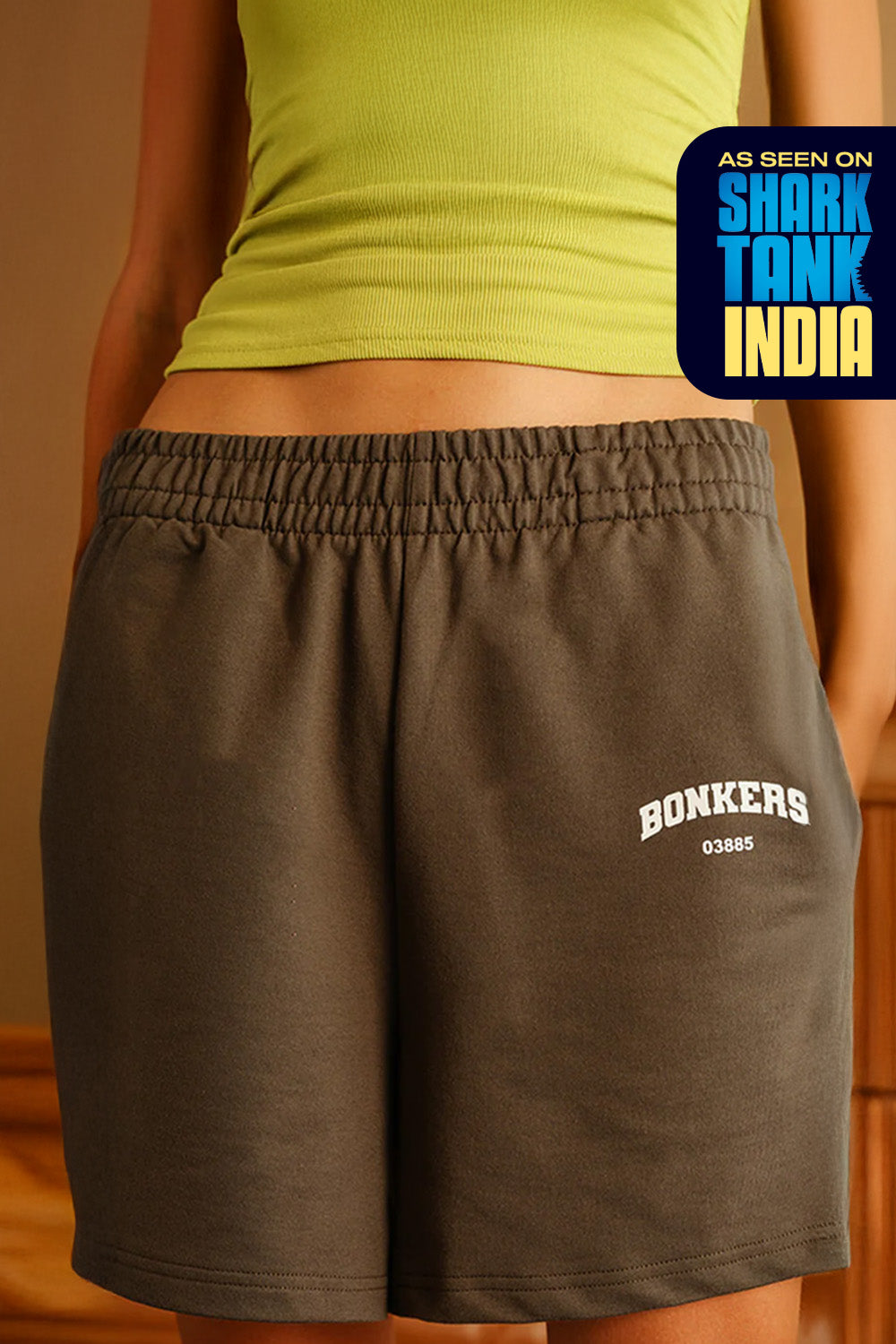 Fog Olive Lounge Shorts - BonkersCorner