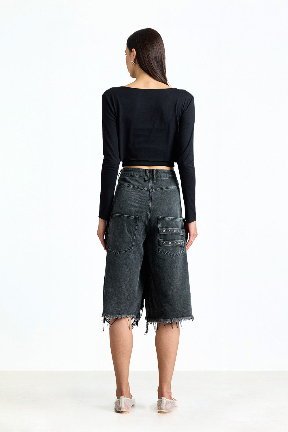 Front-Tie Long Sleeve Shrug - BonkersCorner