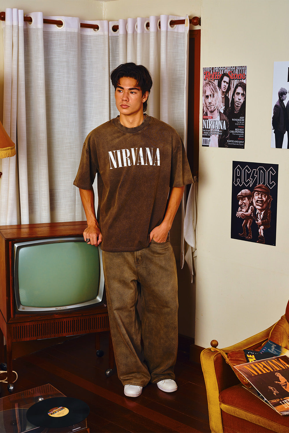 Garage Tape Oversized T-shirt - BonkersCorner