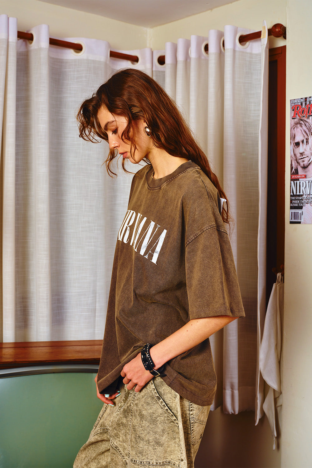 Garage Tape Oversized T-shirt - BonkersCorner